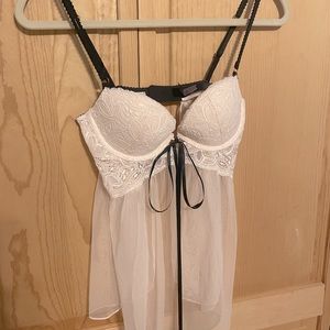 Sexy White Lace Lingerie
